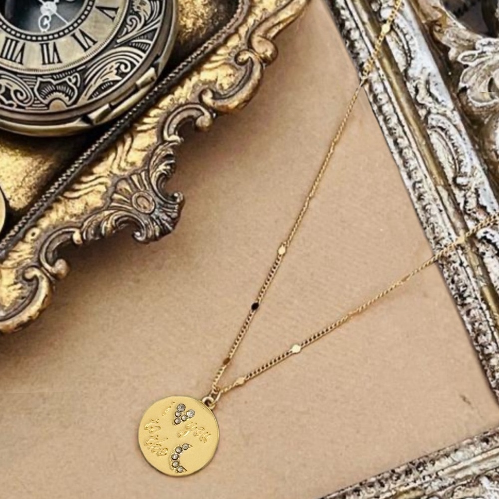 KATE SPADE • True Love I Love You To The Moon Pendant Necklace - Picture 4 of 4